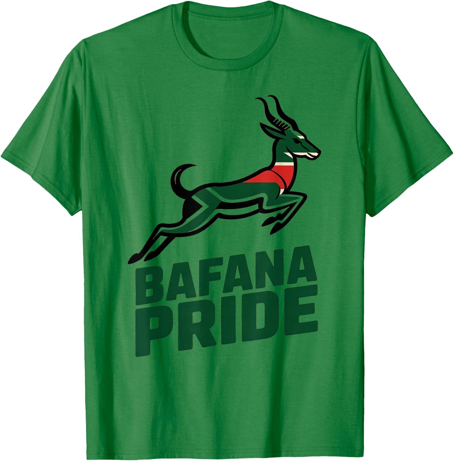 Proud South Africa BAFANA Pride Cheer Favorite Country T-Shirt - T-Shirt | Irish Green
