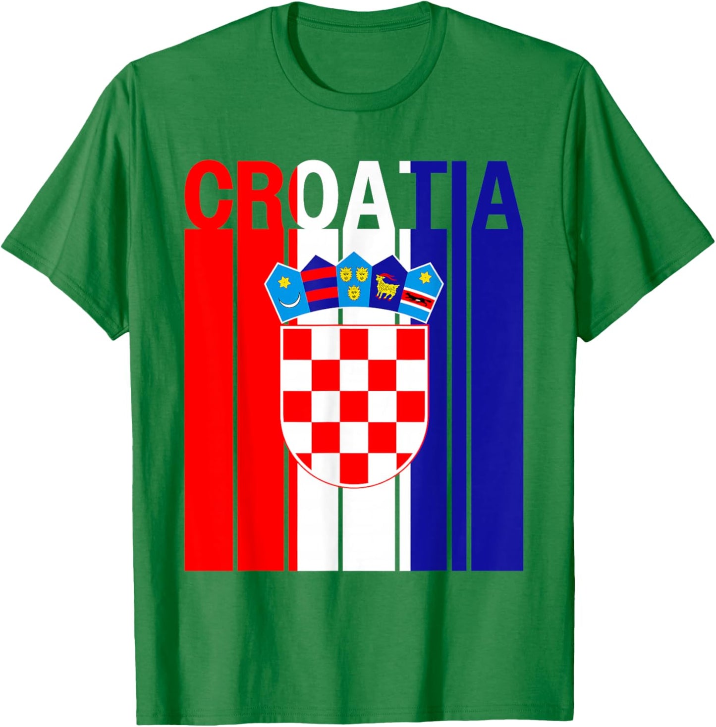 Croatia Flag T-Shirt - T-Shirt | Irish Green