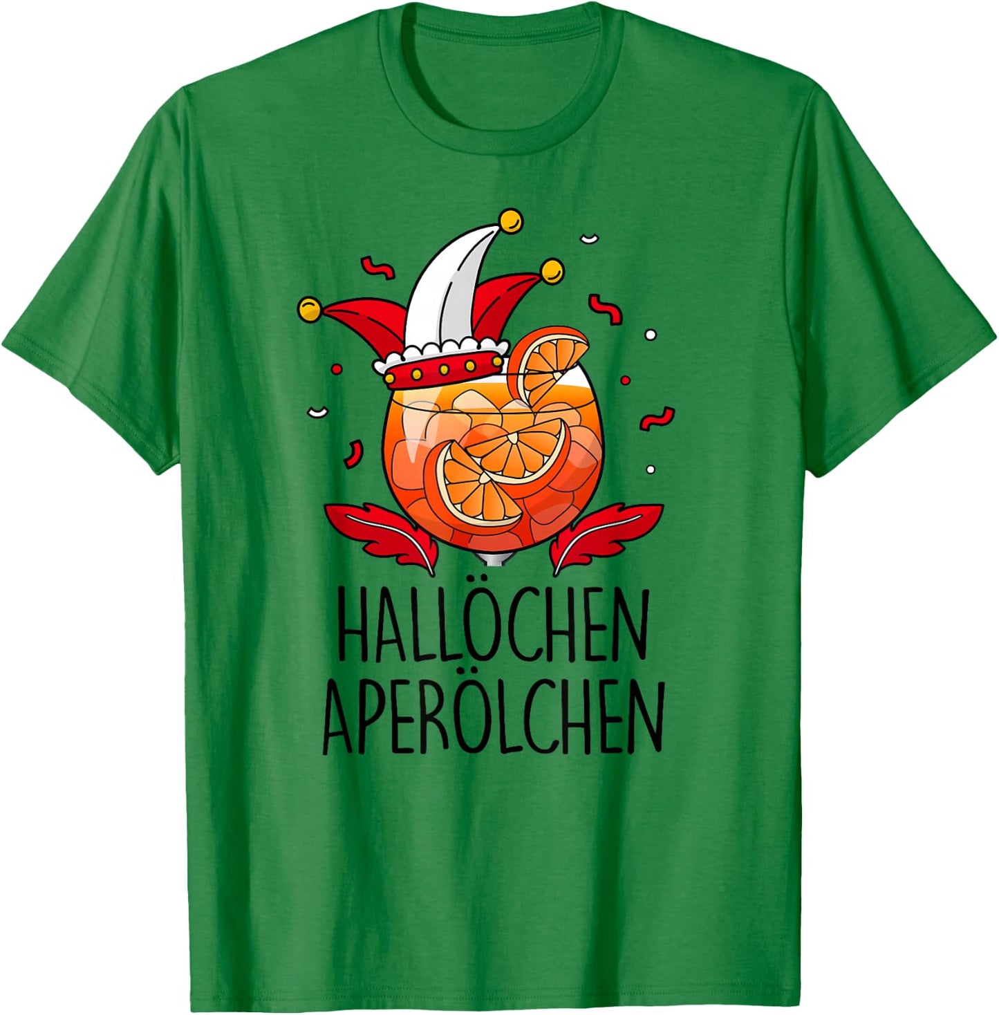 HALLÖCHEN APERÖLCHEN X Köln Carnival Fancy Dress Spray Costume , White T-Shirt - T-Shirt | Irish Green
