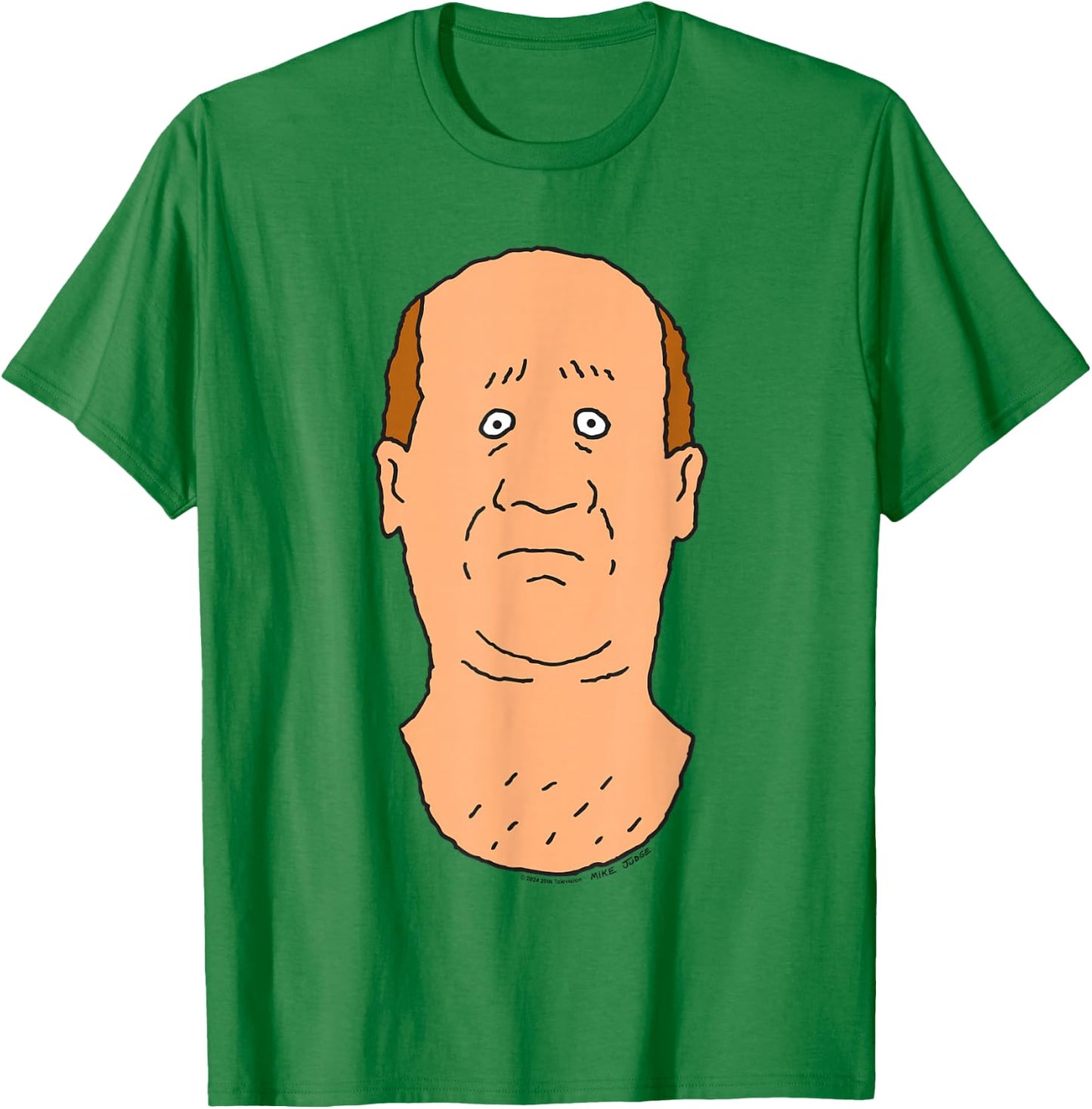 King Of The Hill Bill Dauterive Simple Portrait T-Shirt - T-Shirt | Irish Green