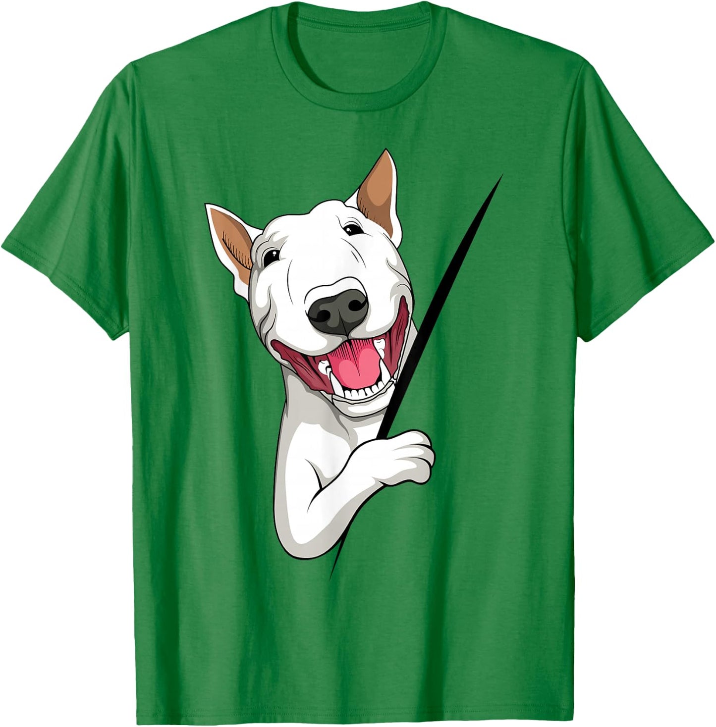 Bull Terrier Dog Bull Terrier T-Shirt - T-Shirt | Irish Green