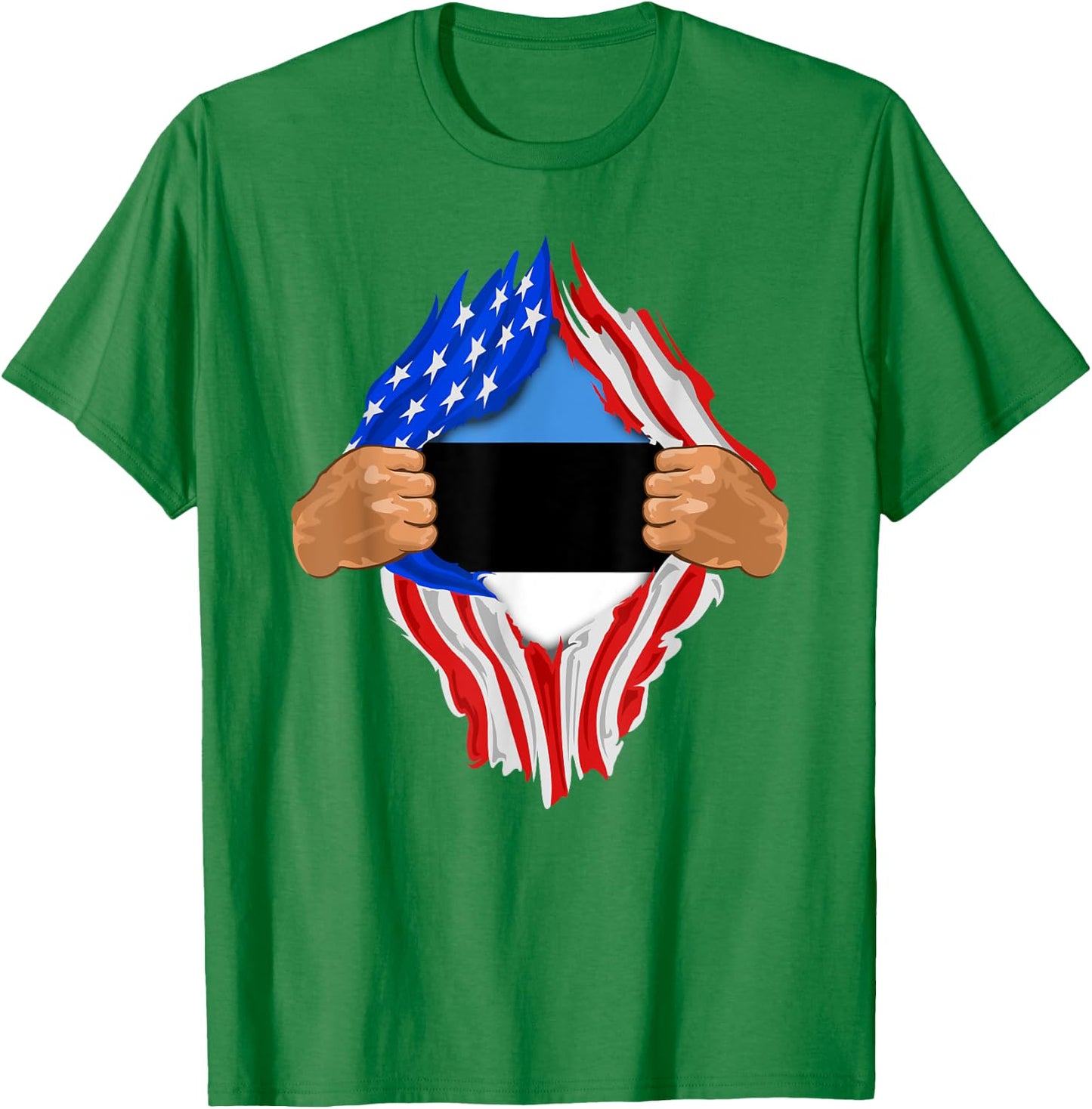 Estonian Blood Inside Me | Estonia Flag Gift T-Shirt - T-Shirt | Irish Green