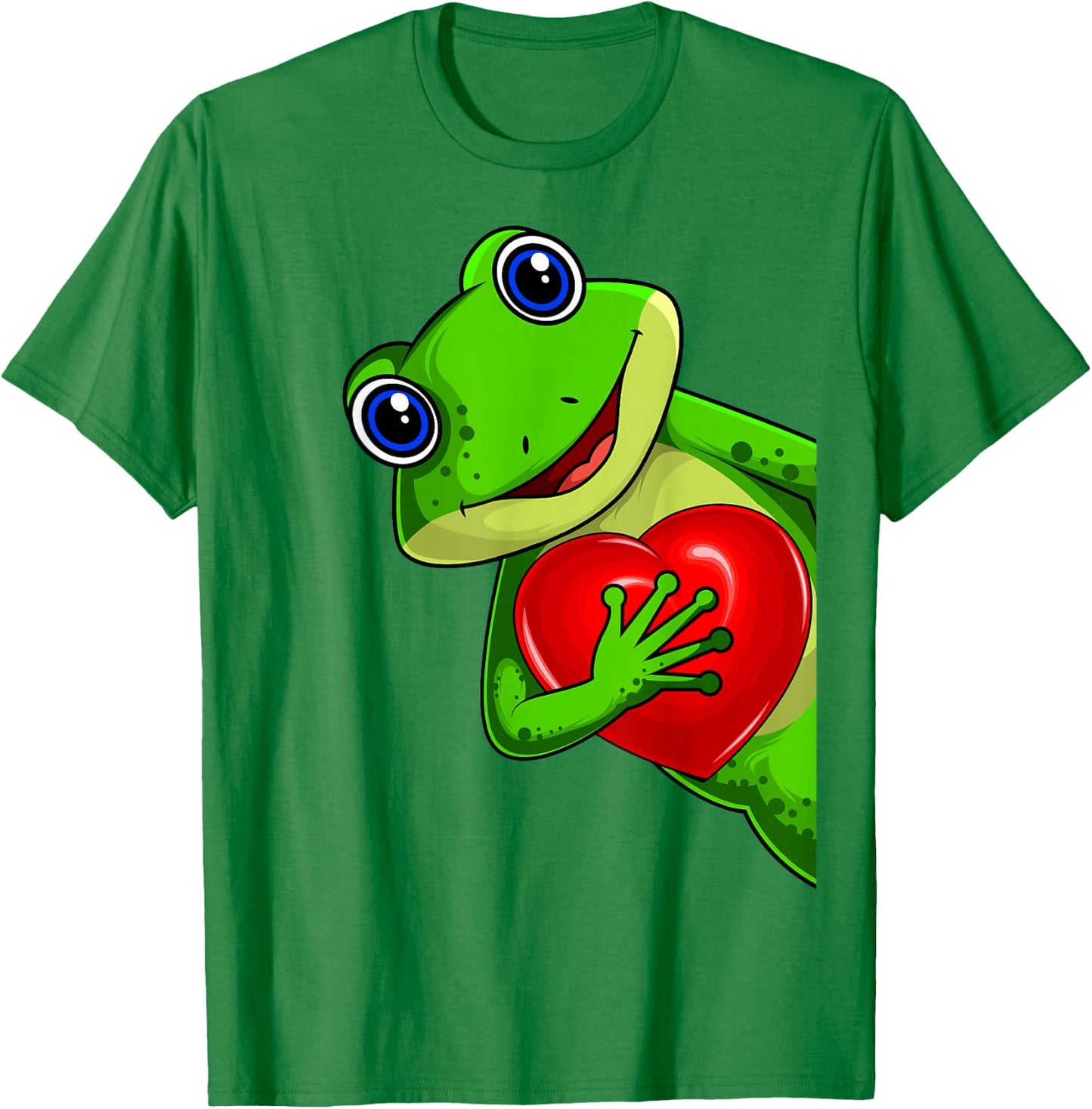 Frog Women's Girls' Children's Frog , Green T-Shirt - T-Shirt | Irish Green