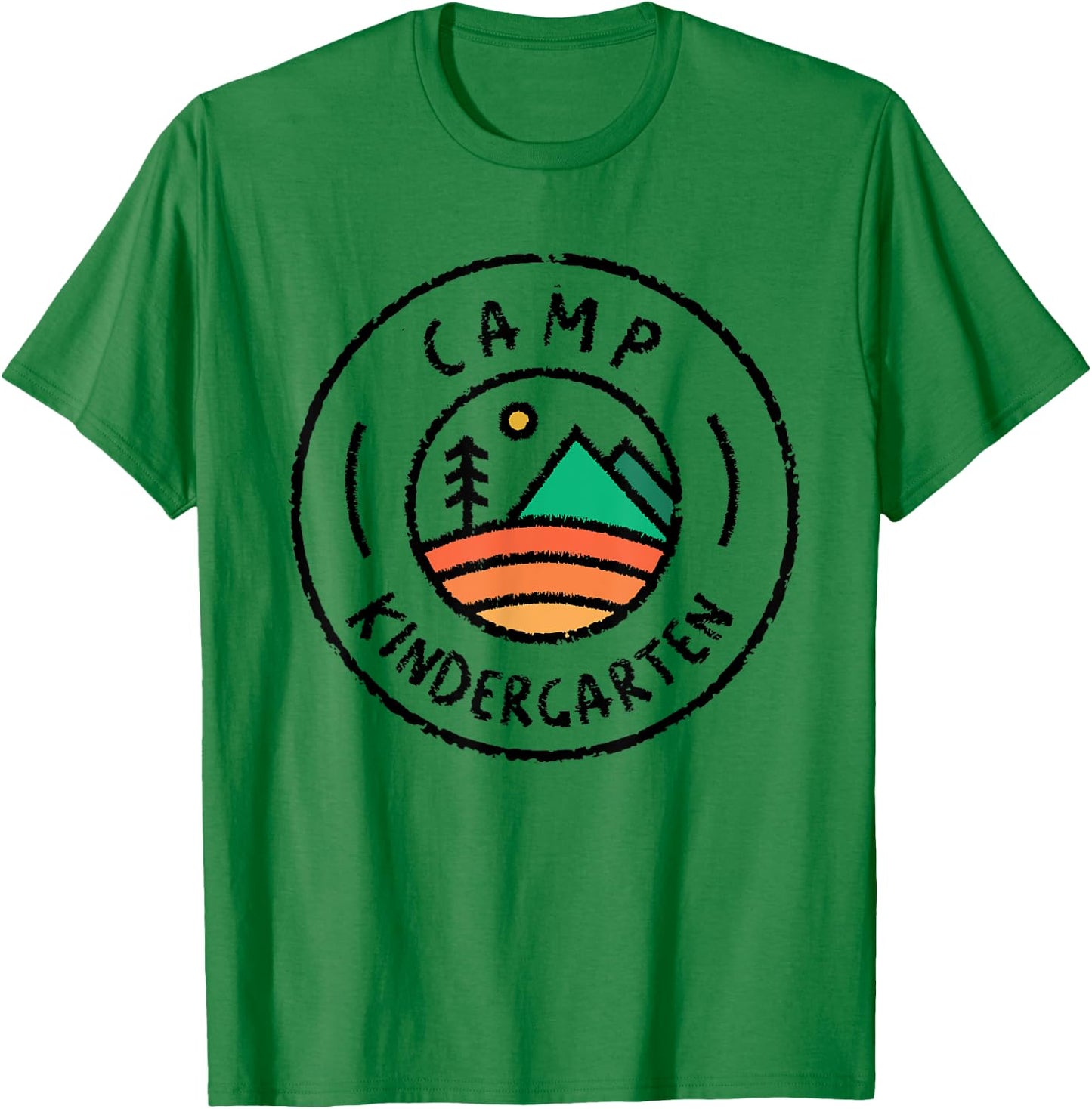Camp Kindergarten Teacher T-Shirt - T-Shirt | Irish Green