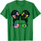 Half American Half Brazilian Girl USA Brazil Flag Patriot Small T-Shirt - T-Shirt | Irish Green