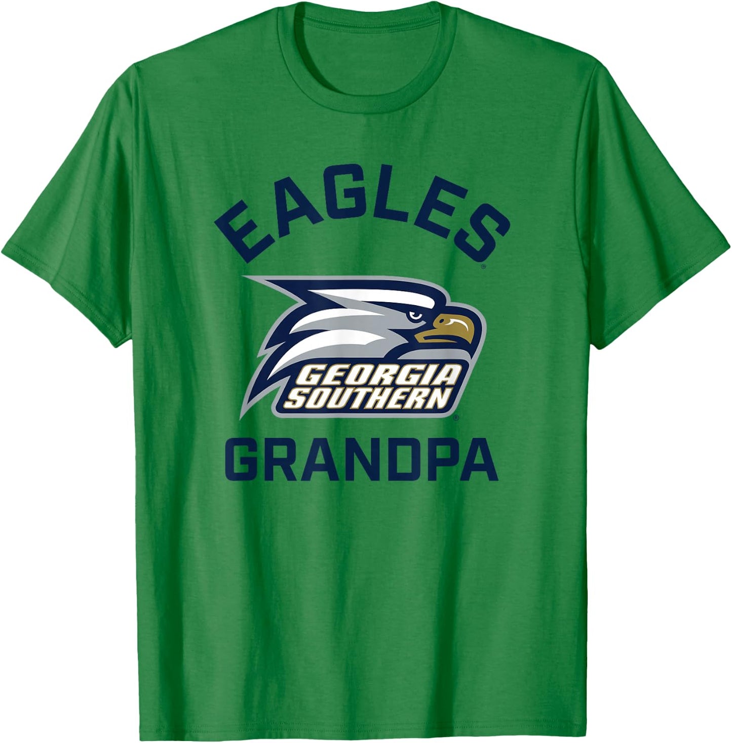 Georgia Southern University Eagles Arched Grandpa T-Shirt - T-Shirt | Irish Green