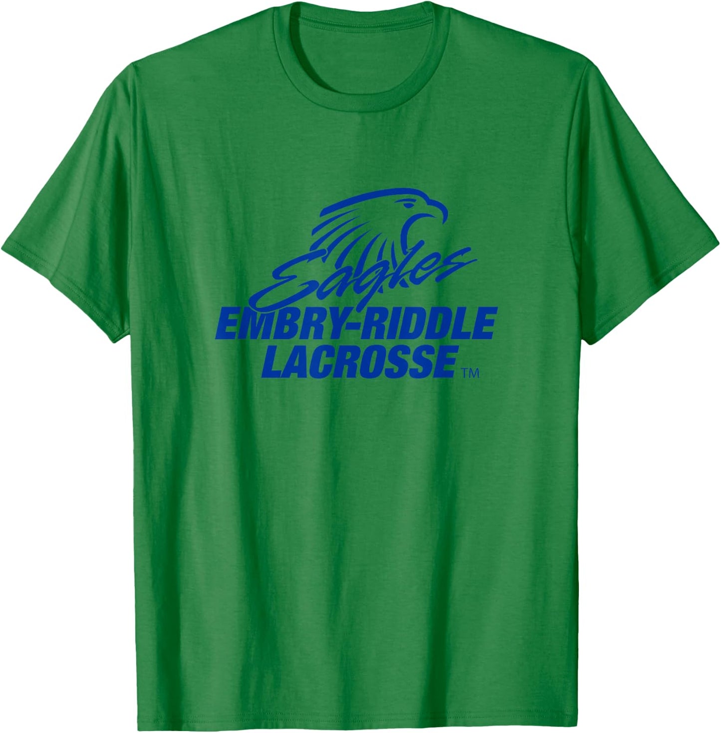 Embry-Riddle Aeronautical Eagles Lacrosse Sports Fan T-Shirt - T-Shirt | Irish Green