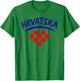 Hrvatska Croatia, Men, Women & Kids Croatian Flag, White T-Shirt - T-Shirt | Irish Green