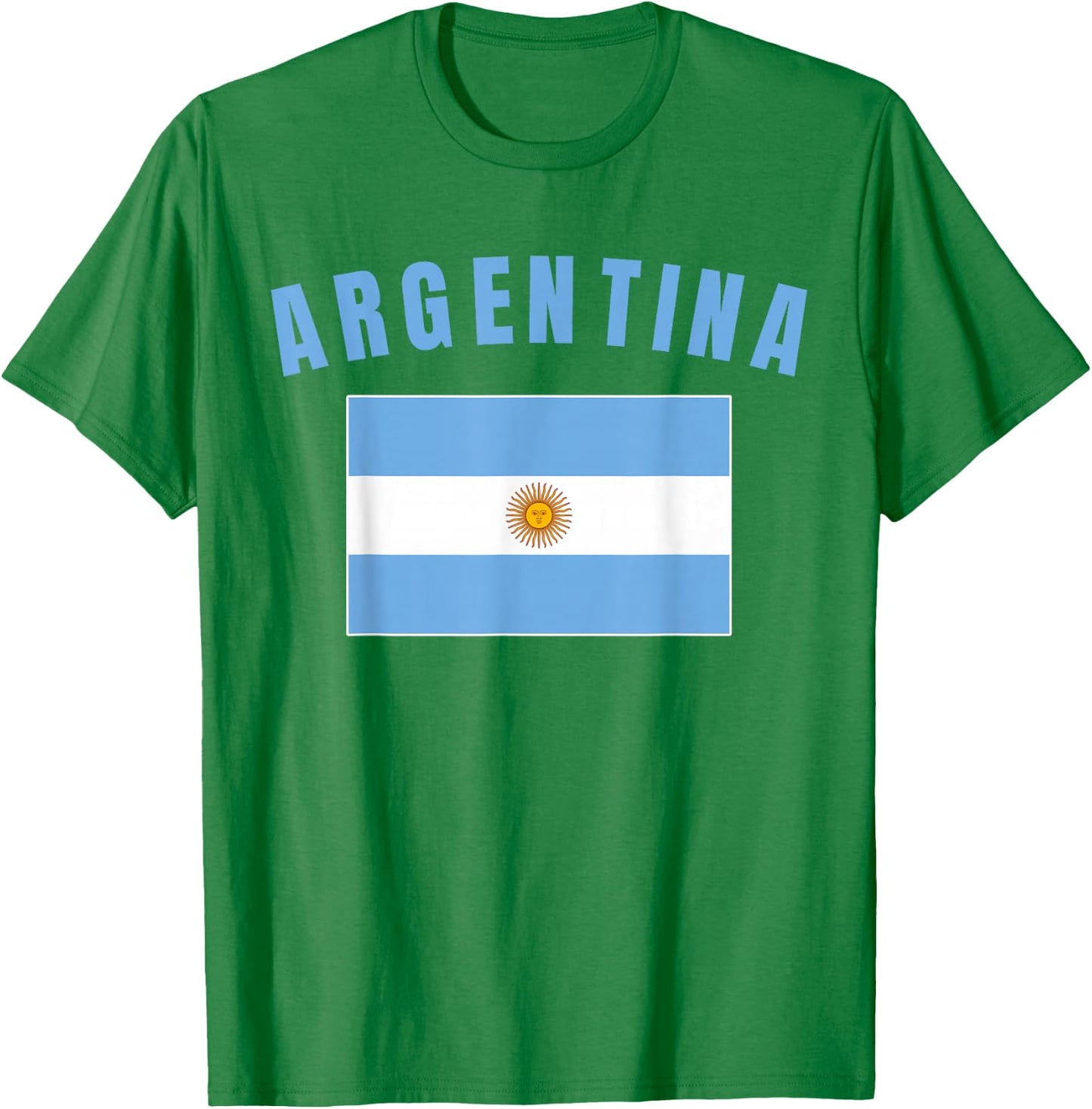 Argentinian Flag Bandera Men Women Boy Girl Argentina T-Shirt - T-Shirt | Irish Green
