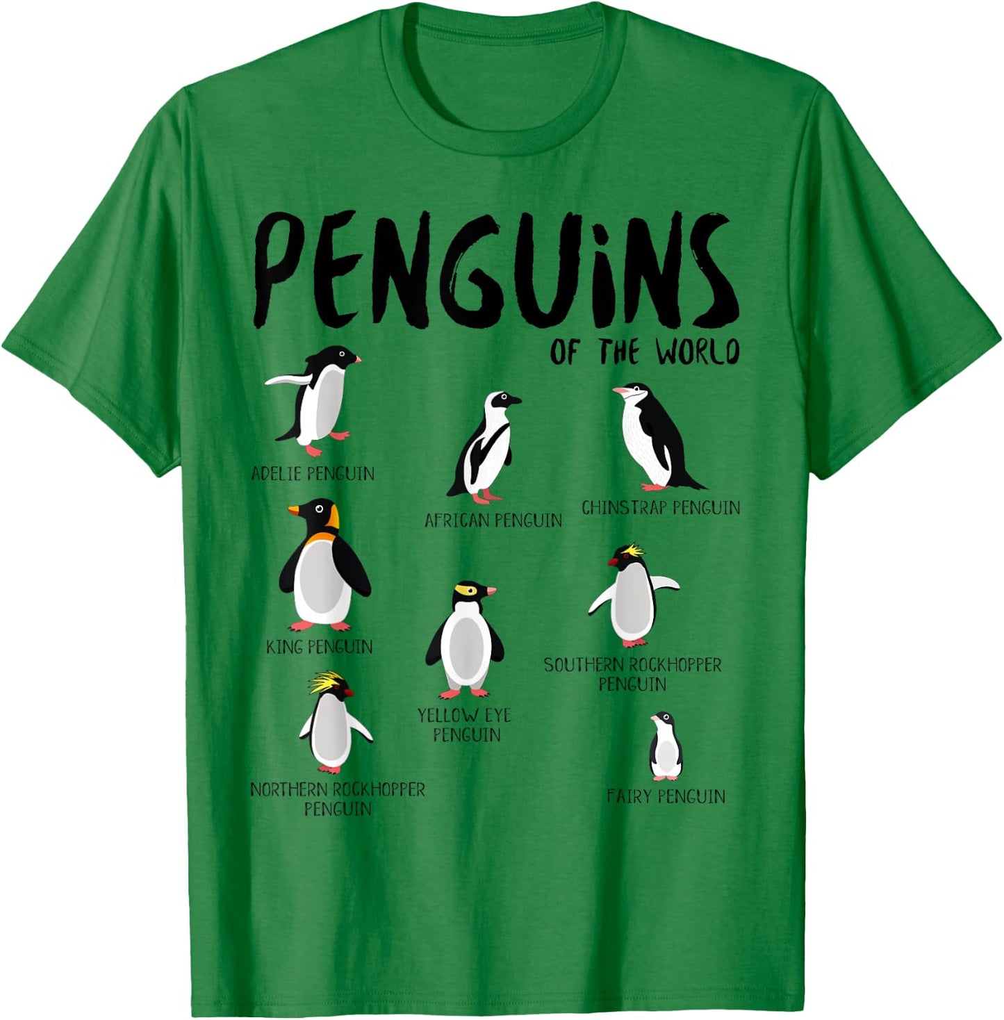 Educational Wild Animals for Kids Men Women Fauna Education T-Shirt - T-Shirt | Irish Green