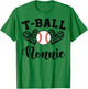 T-Ball Nonnie Leopard Funny T-Ball Nonnie Mother's Day T-Shirt - T-Shirt | Irish Green