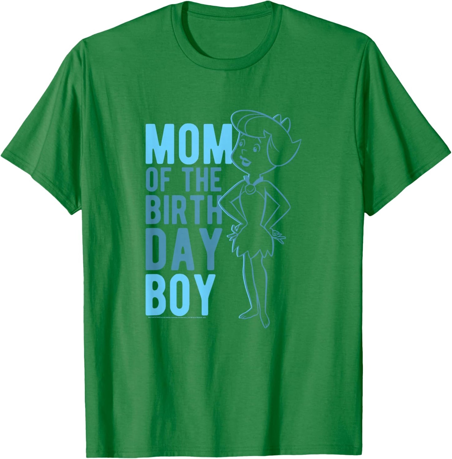 The Flintstones Betty Rubble Mom Of The Birthday Boy T-Shirt - T-Shirt | Irish Green