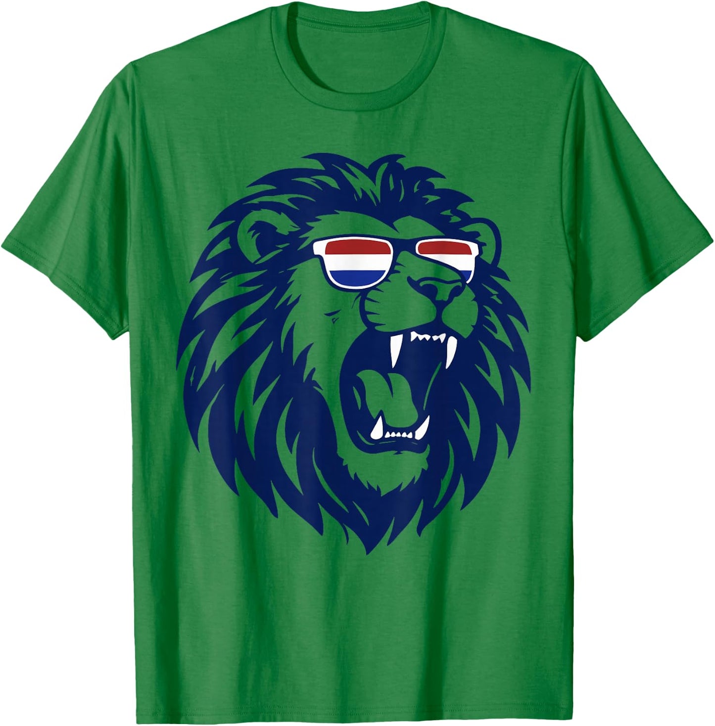 Nederland Netherlands Lion Dutch Holland Vintage Orange T-Shirt - T-Shirt | Irish Green