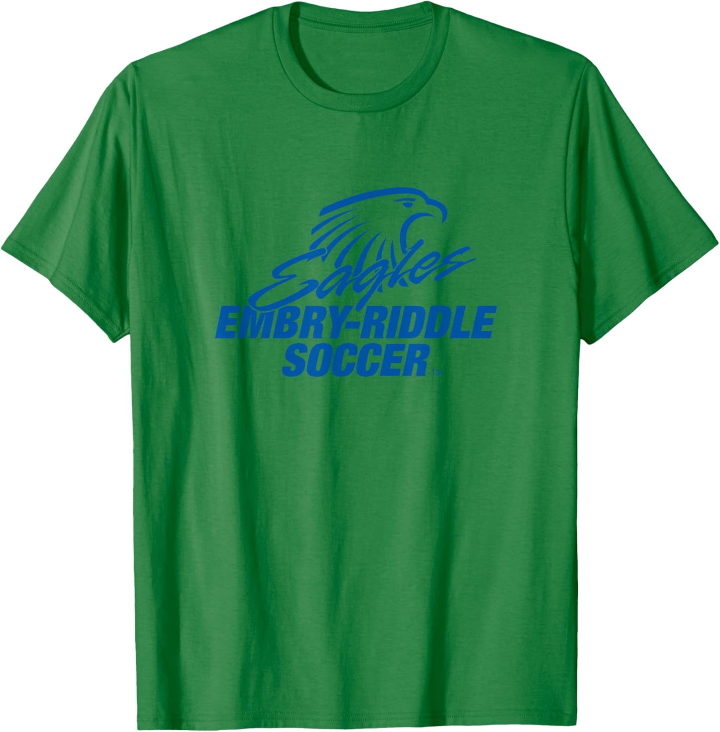 Embry-Riddle Aeronautical Eagles Soccer Sports Fan T-Shirt - T-Shirt | Irish Green