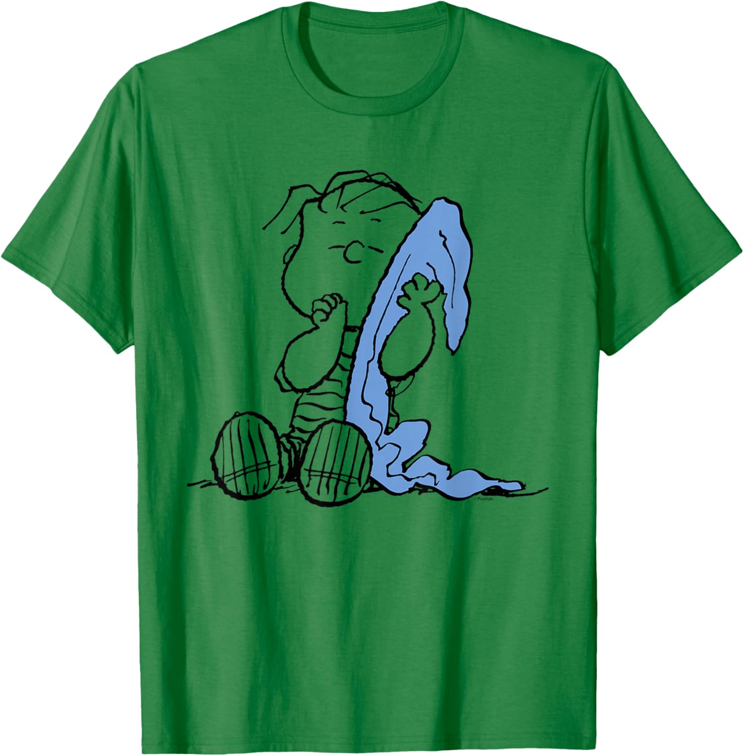 Peanuts Linus Blanket , blue T-Shirt - T-Shirt | Irish Green