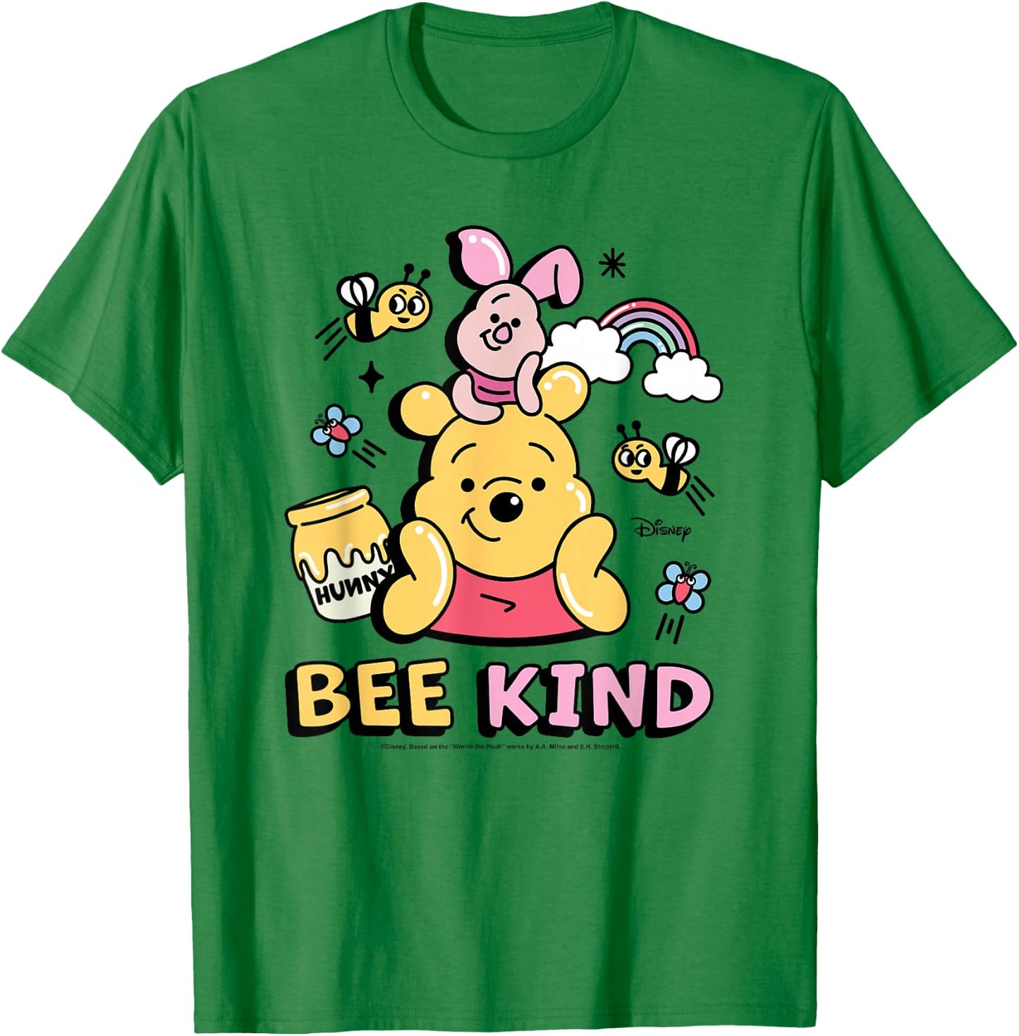 Winnie the Pooh - Bee Kind T-Shirt - T-Shirt | Irish Green