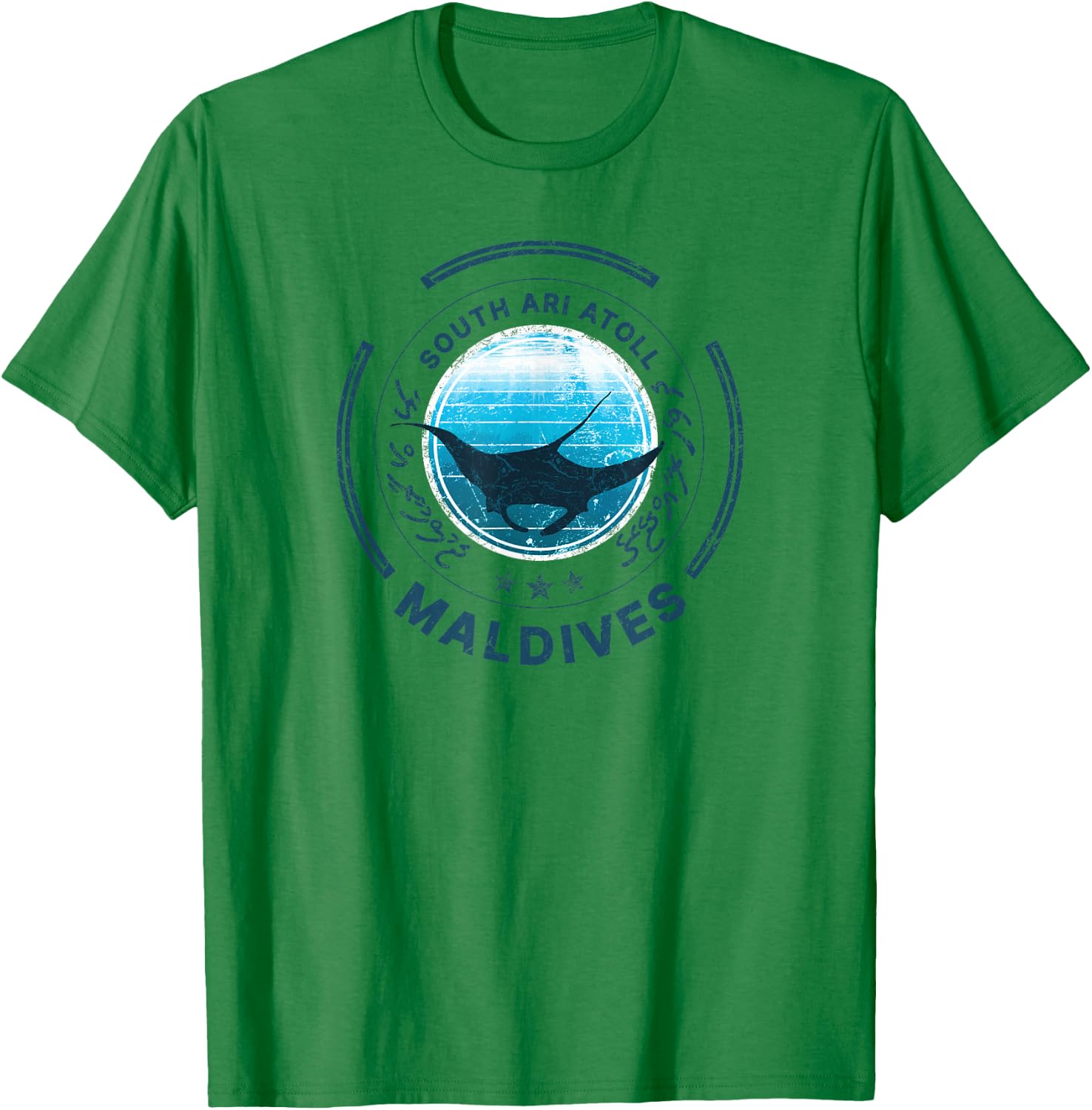 Maldives Manta Dive Maldive Islands T-Shirt - T-Shirt | Irish Green