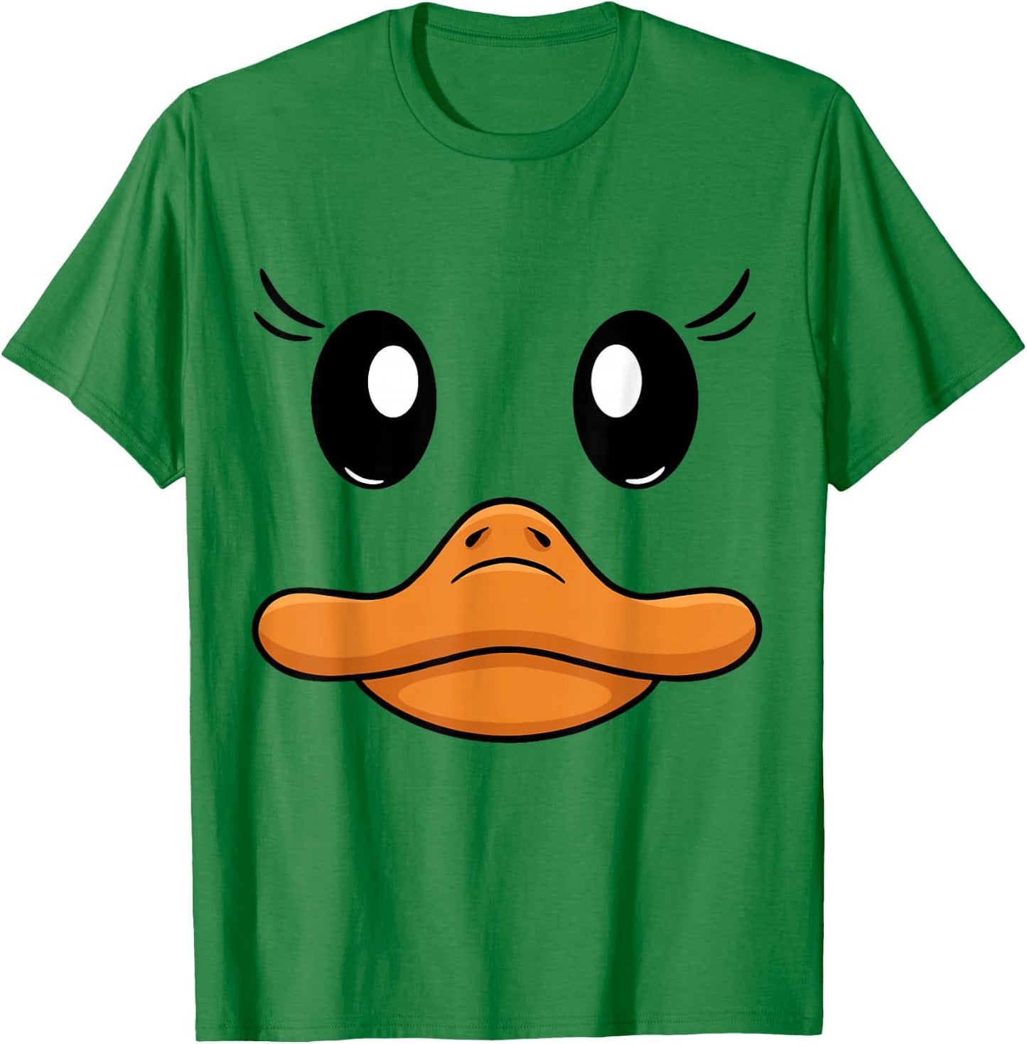 Duck Costume Goose Duck face Duck Beak Funny Animal Costume T-Shirt - T-Shirt | Irish Green