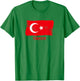 Turkish Fan Flag Turkey T-Shirt - T-Shirt | Irish Green