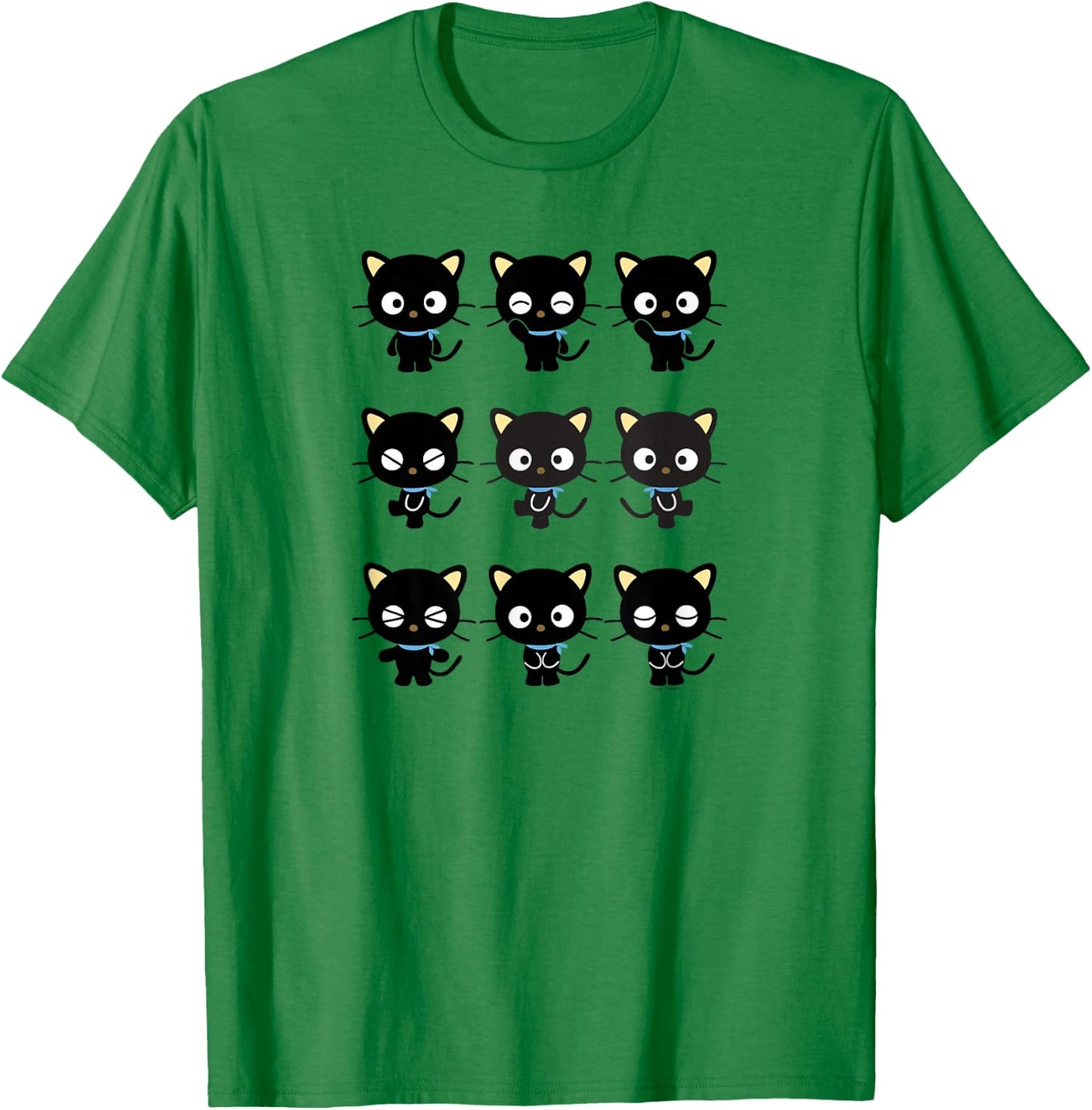 Chococat Many Expressions T-Shirt - T-Shirt | Irish Green