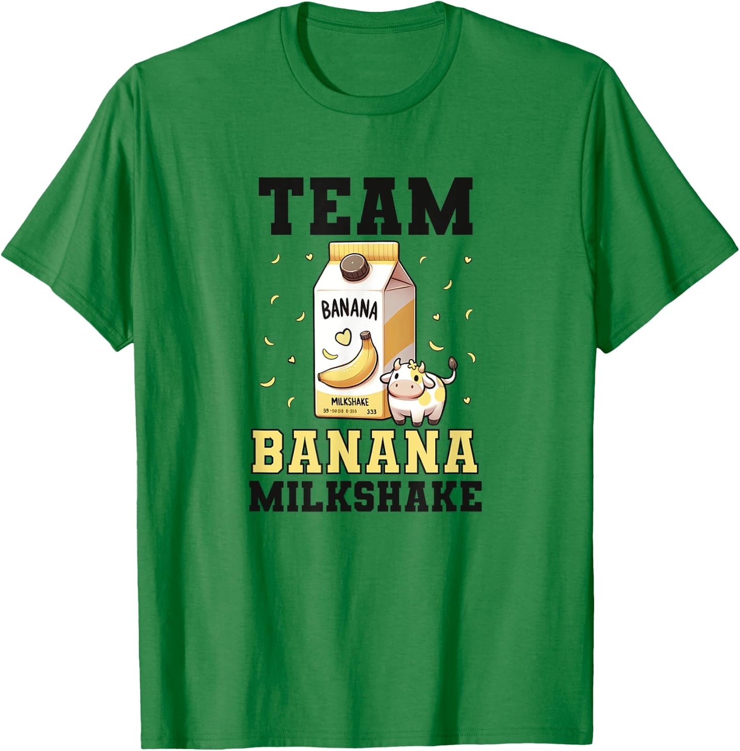 Team Banana Milkshake T-Shirt - T-Shirt | Irish Green