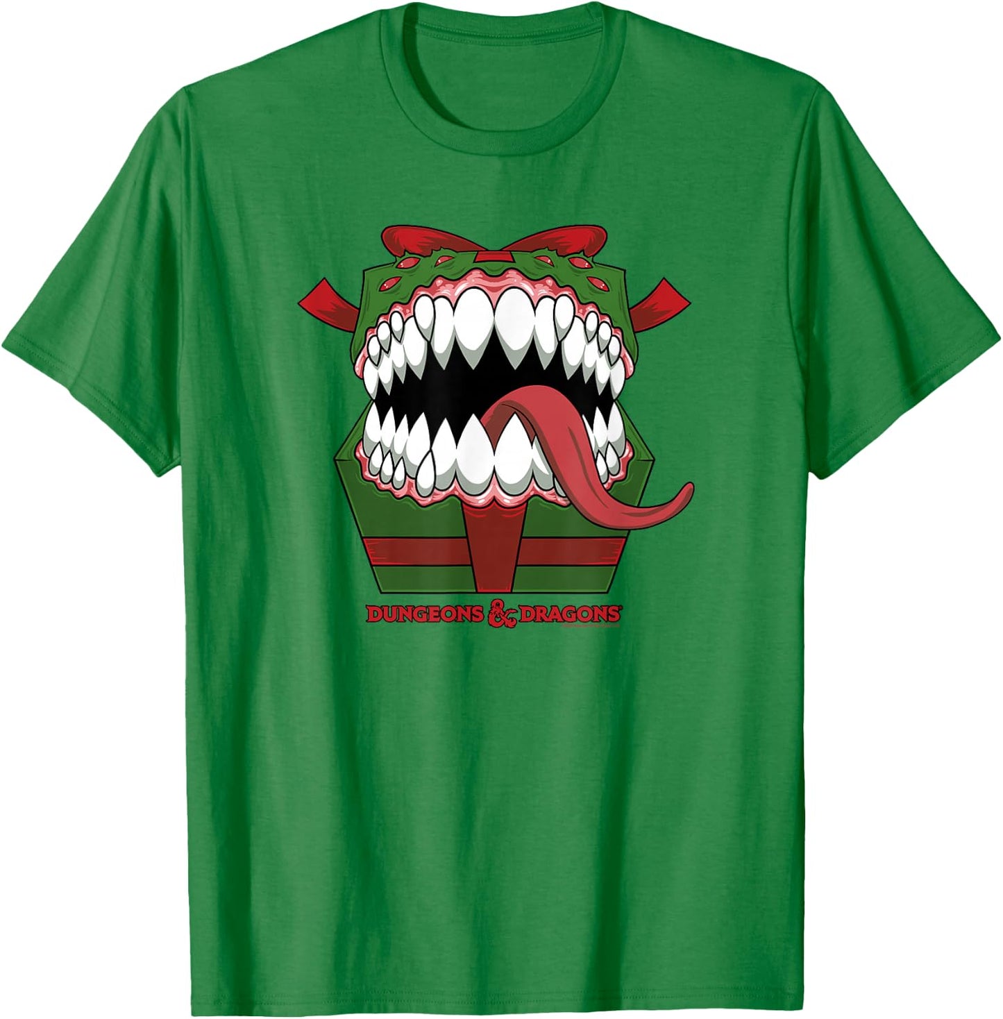 Dungeons & Dragons Christmas Gift Mimic Poster T-Shirt - T-Shirt | Irish Green