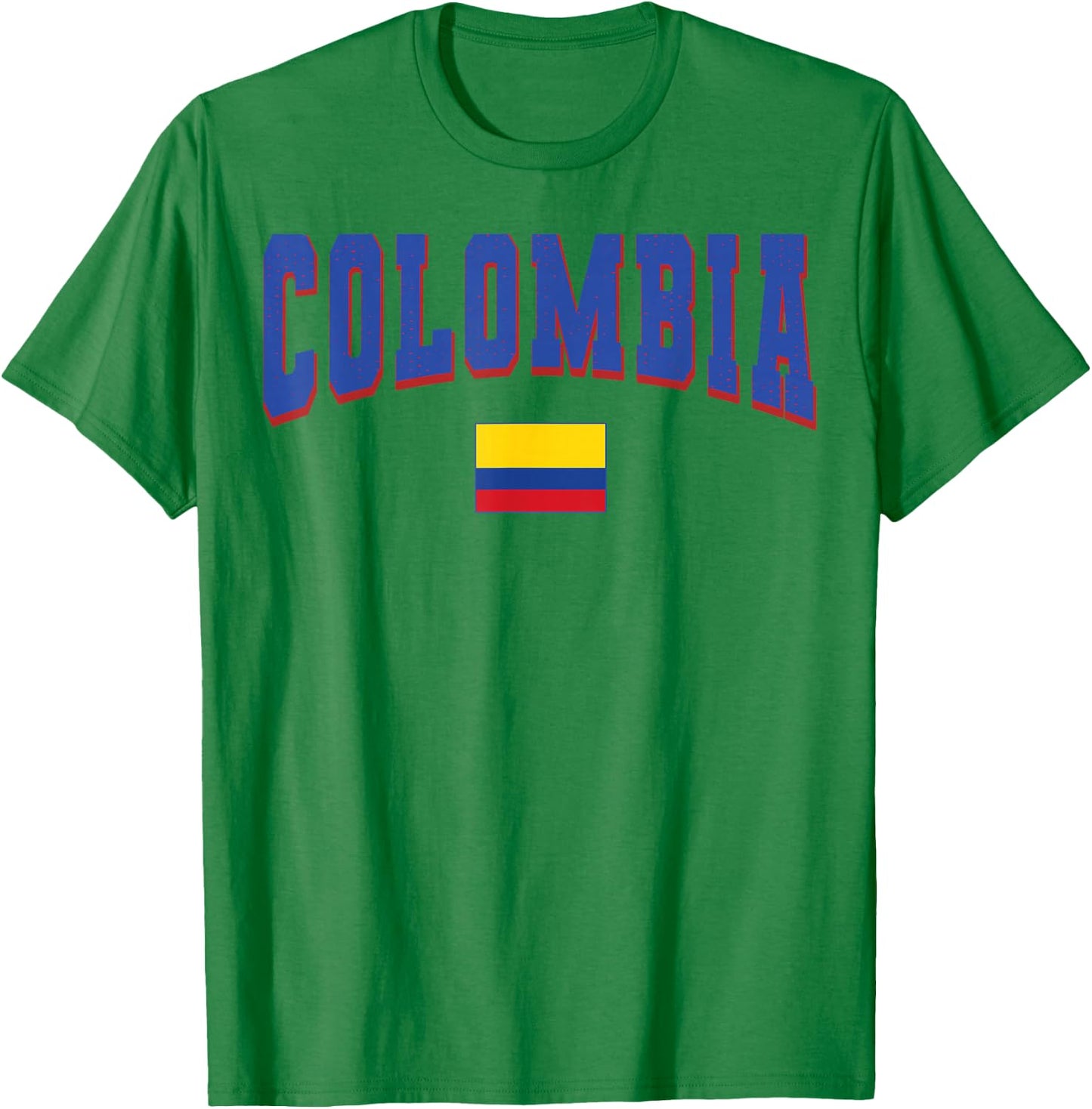 Colombia National Flag Proud Colombian Men Women Yellow T-Shirt - T-Shirt | Irish Green