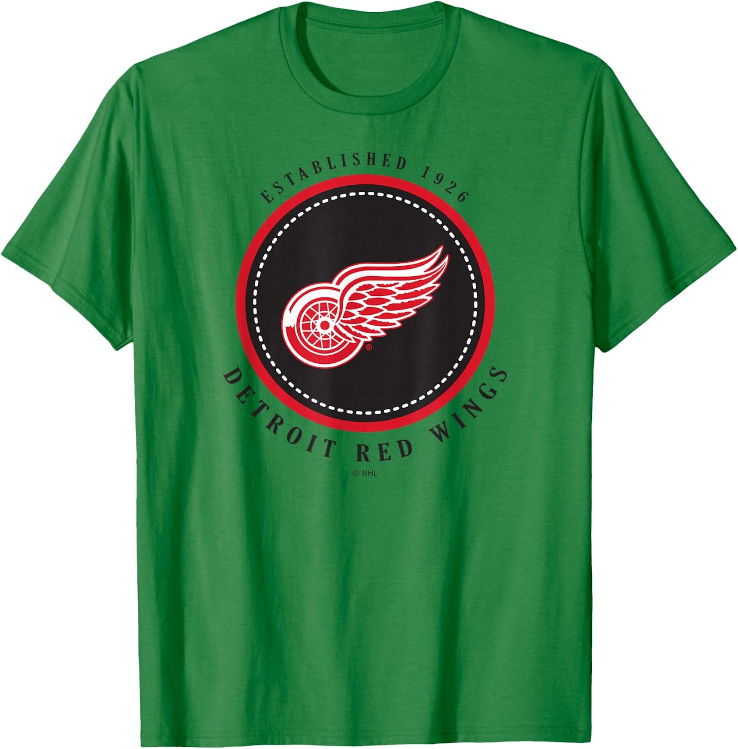 Detroit Red Wings Est 1926 Gray Officially Licensed T-Shirt - T-Shirt | Irish Green