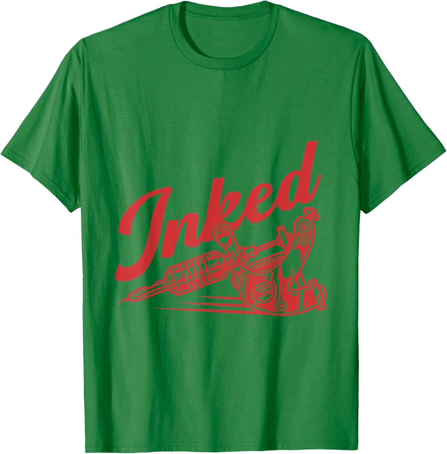 Inked Tattoos Spruch Geschenk Tattoowiererin Tattoowierer Ge T-Shirt - T-Shirt | Irish Green