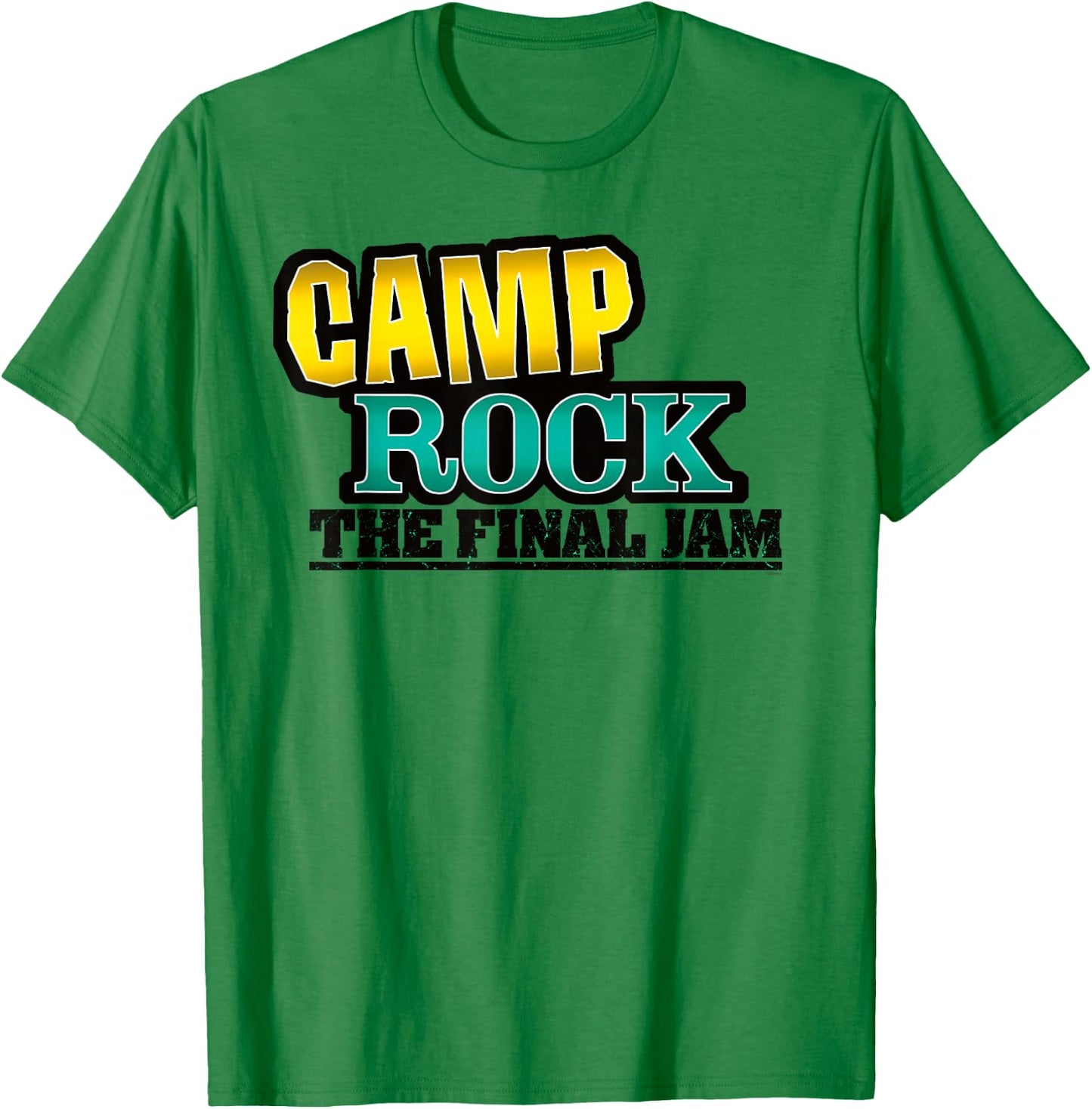 Disney Channel Official Camp Rock 2: The Final Jam Logo , white, S T-Shirt - T-Shirt | Irish Green
