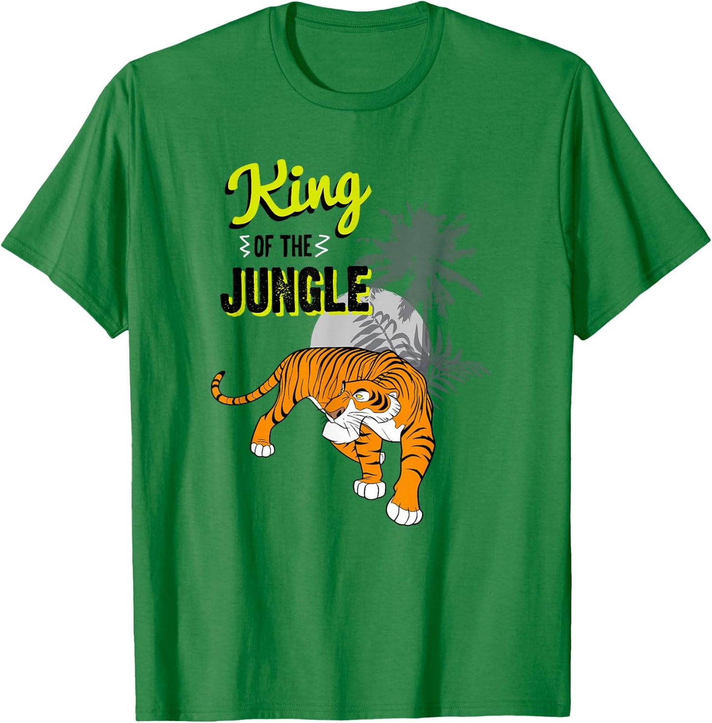 Disney The Jungle Book Shere Khan King Of The Jungle T-Shirt - T-Shirt | Irish Green