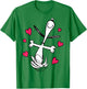 Peanuts Snoopy Tanzende Herzen T-Shirt - T-Shirt | Irish Green