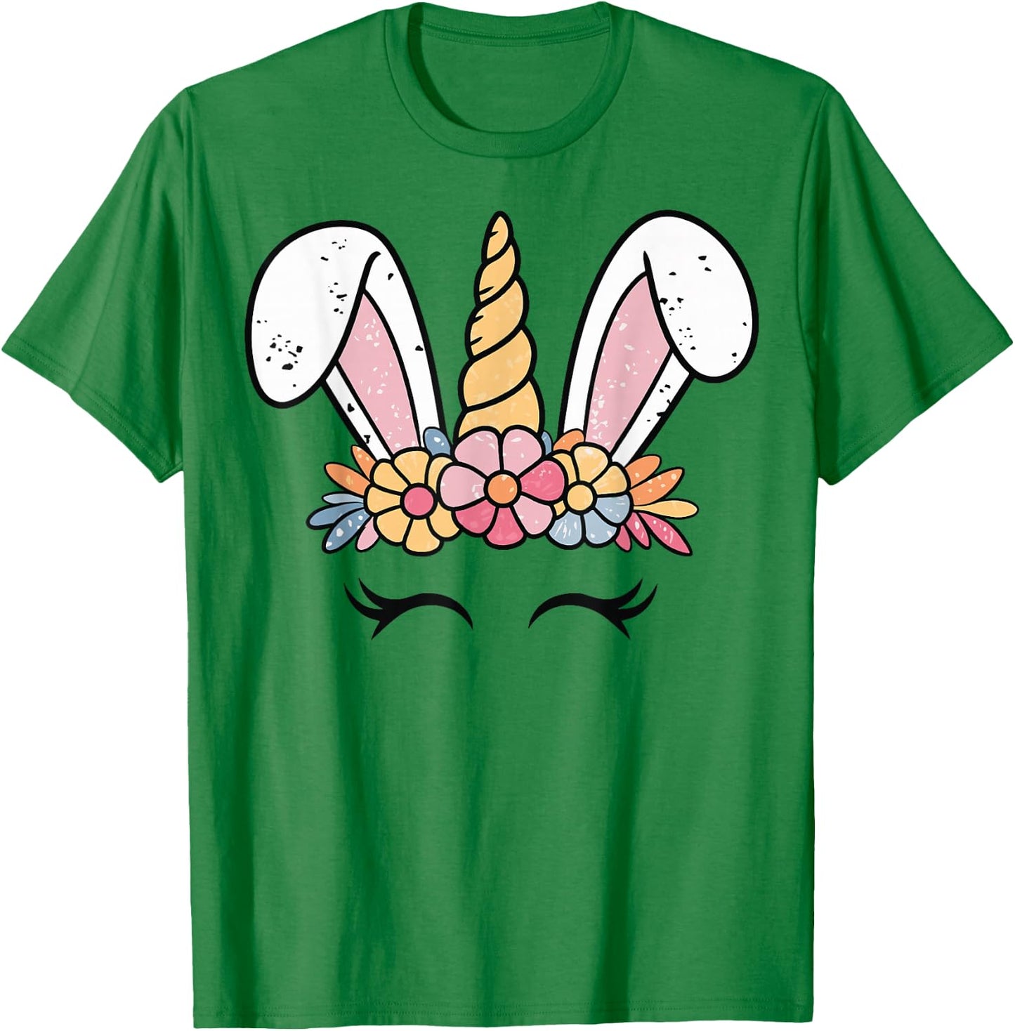 Unicorn Easter Head T-Shirt - T-Shirt | Irish Green