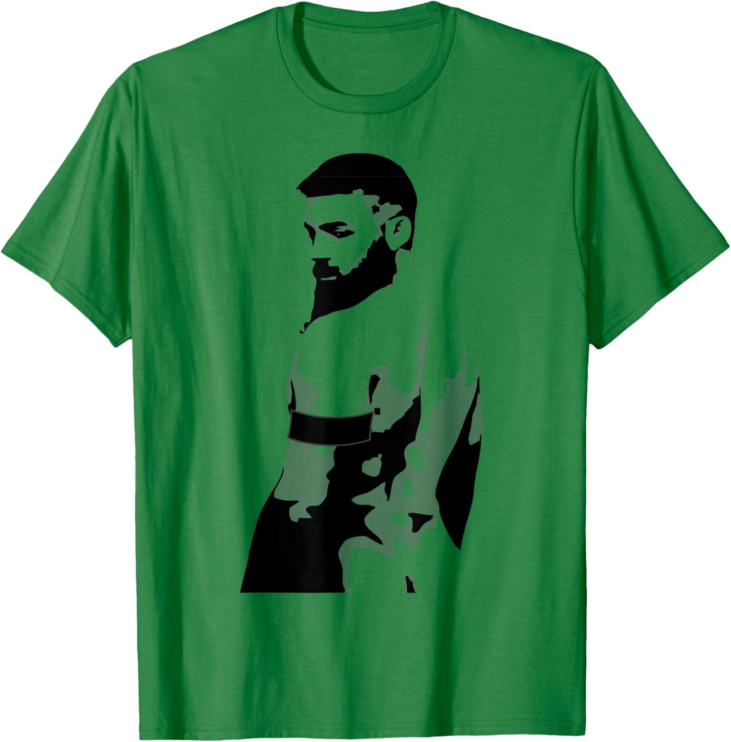 Scruffy Bear Butt- Gay Art Erotica Shirt T-Shirt - T-Shirt | Irish Green