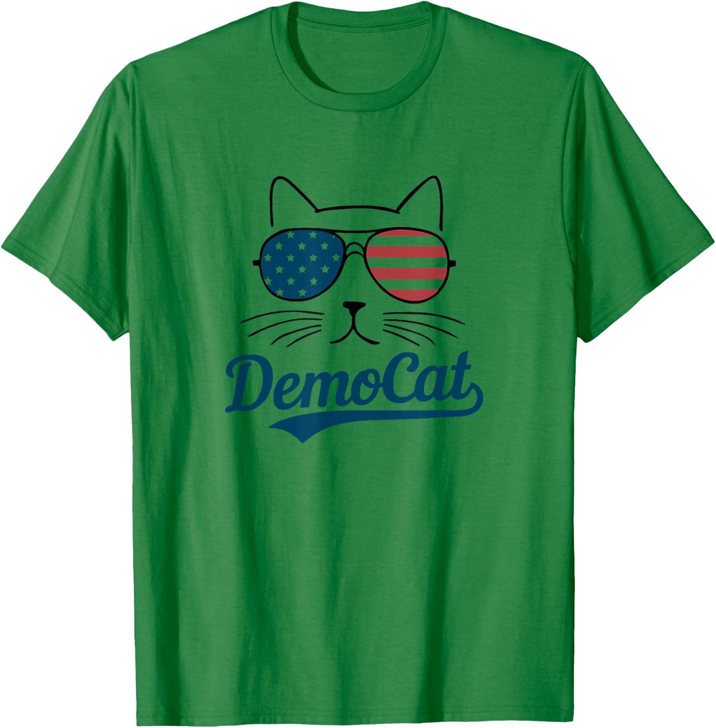 Democat Funny Democrat Cat T-Shirt - T-Shirt | Irish Green