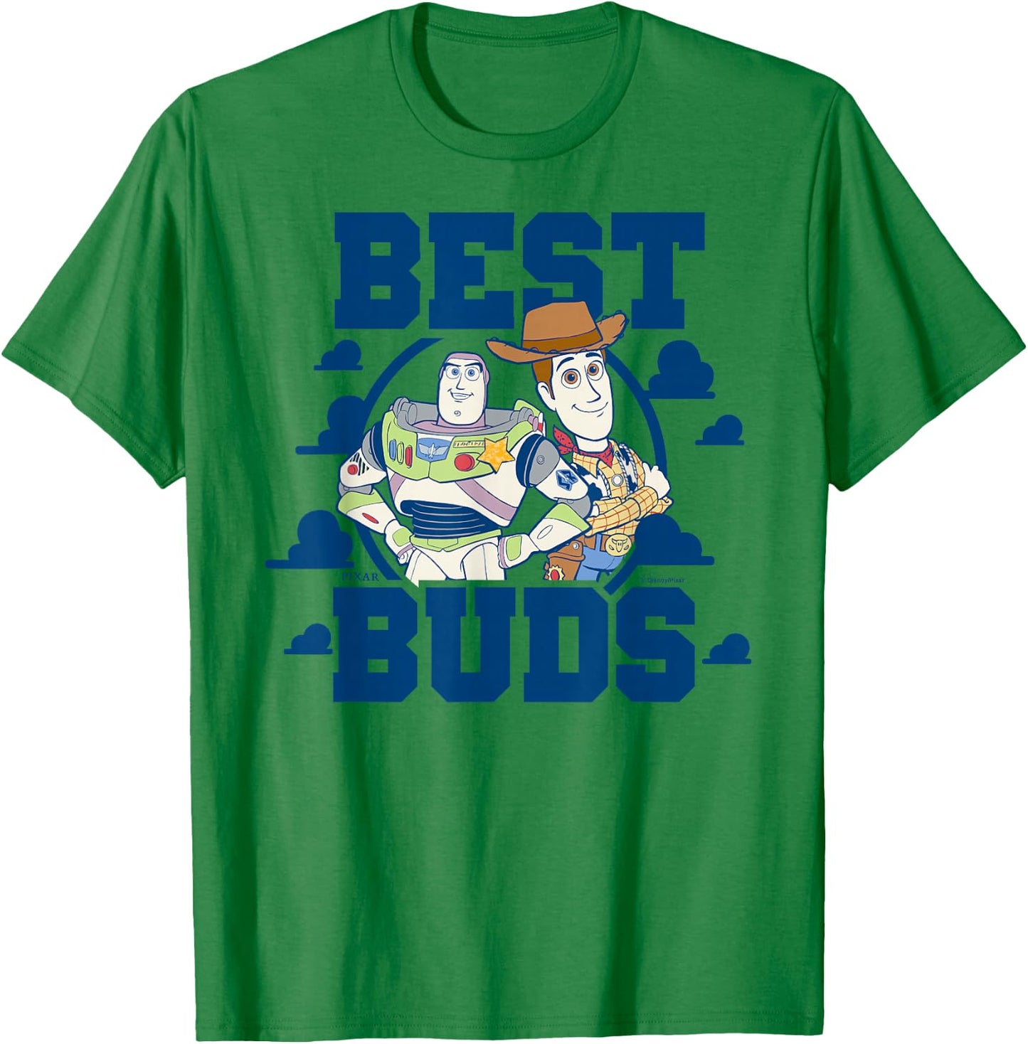 Toy Story 5 - Woody Buzz Best Buds T-Shirt - T-Shirt | Irish Green