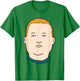 King of The Hill Bobby Hill Simple Portrait T-Shirt - T-Shirt | Irish Green