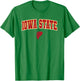 Iowa State University Cyclones Arch Logo T-Shirt - T-Shirt | Irish Green