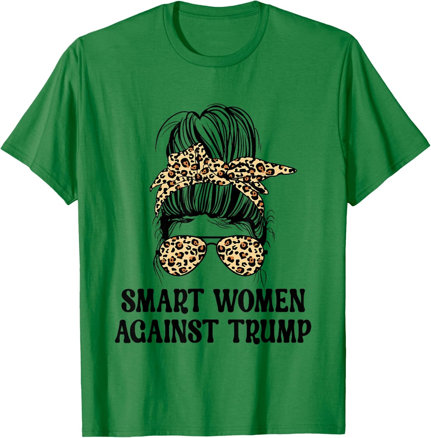 SWAT Smart Women Against Trump Funny Anti-Trump 2024 T-Shirt - T-Shirt | Irish Green