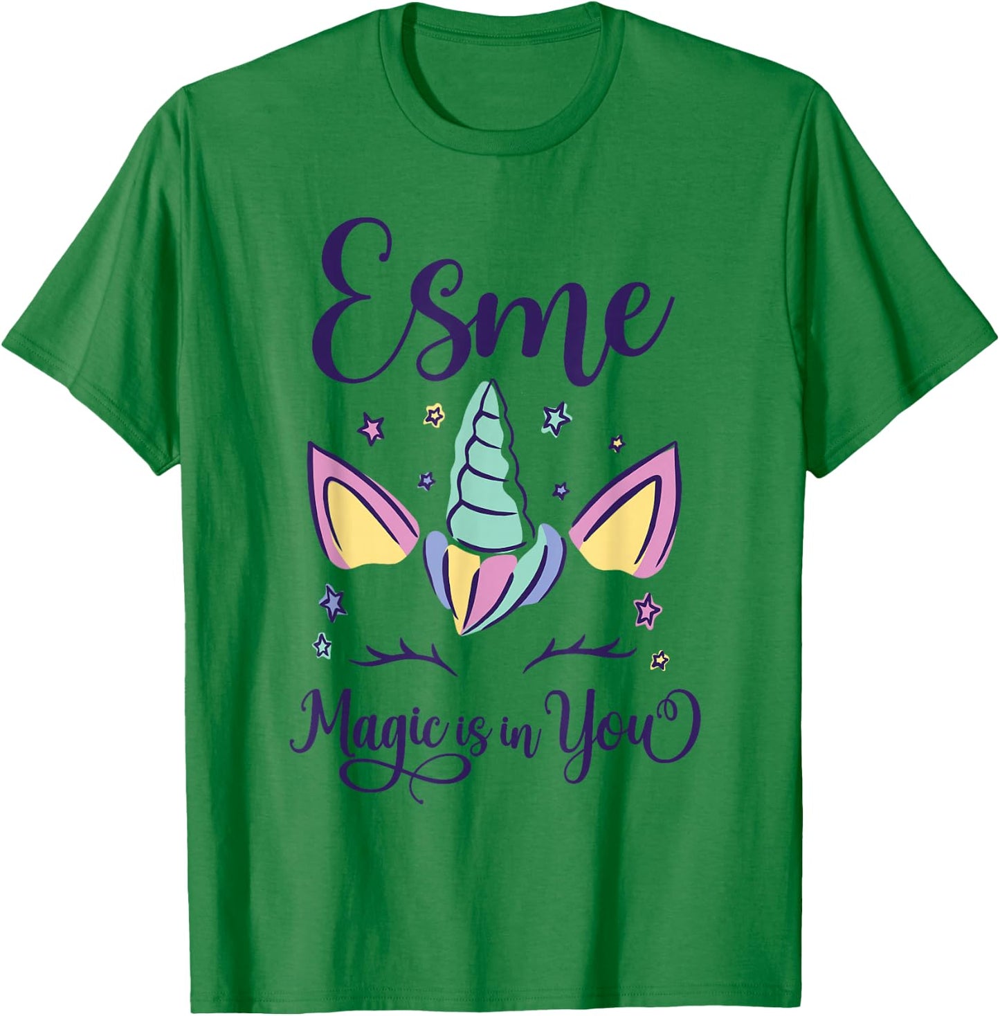 First Name Esme Personalized I Love Esme T-Shirt - T-Shirt | Irish Green