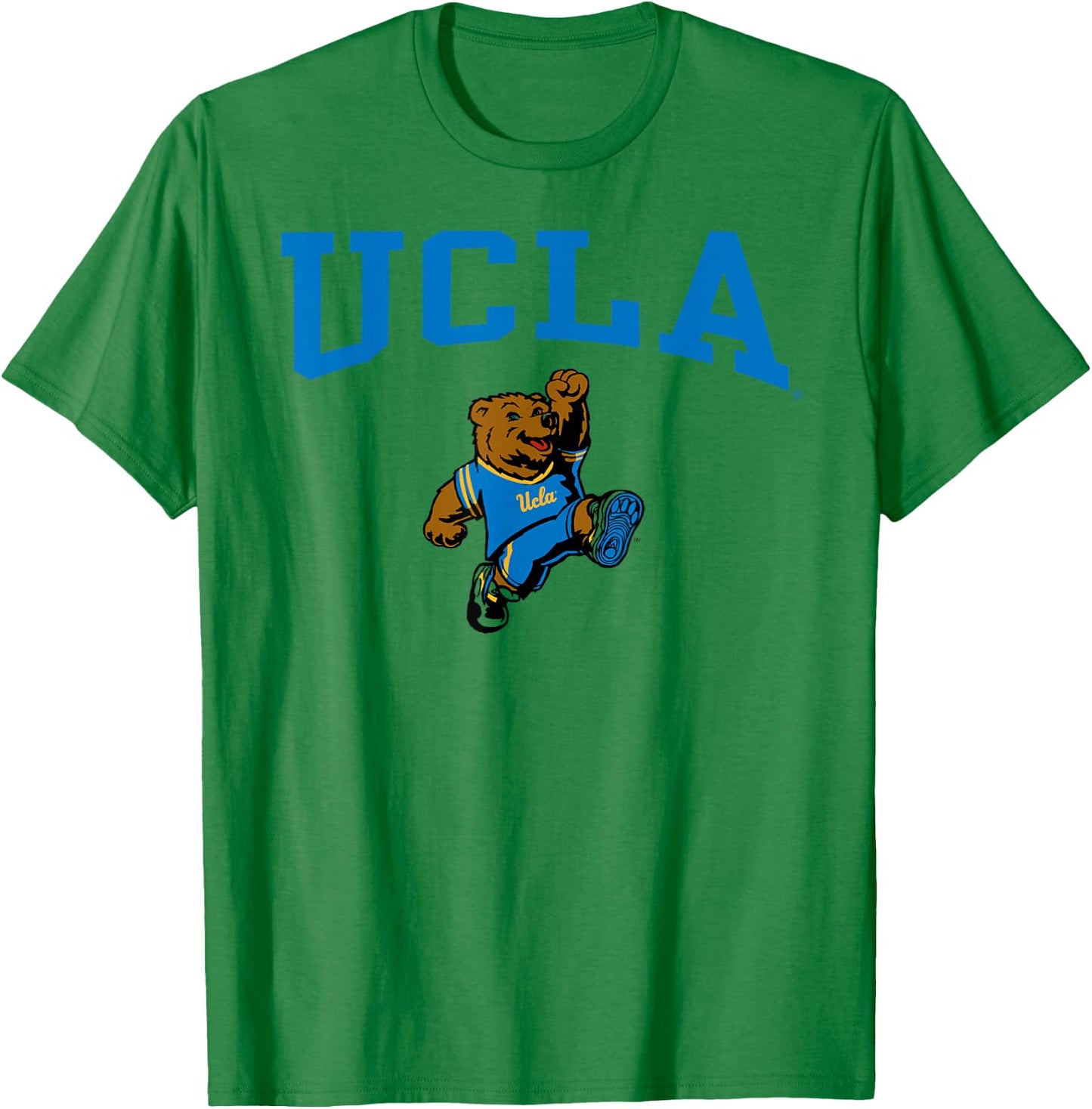 UCLA Bruins Mascot White Officially Licensed T-Shirt - T-Shirt | Irish Green
