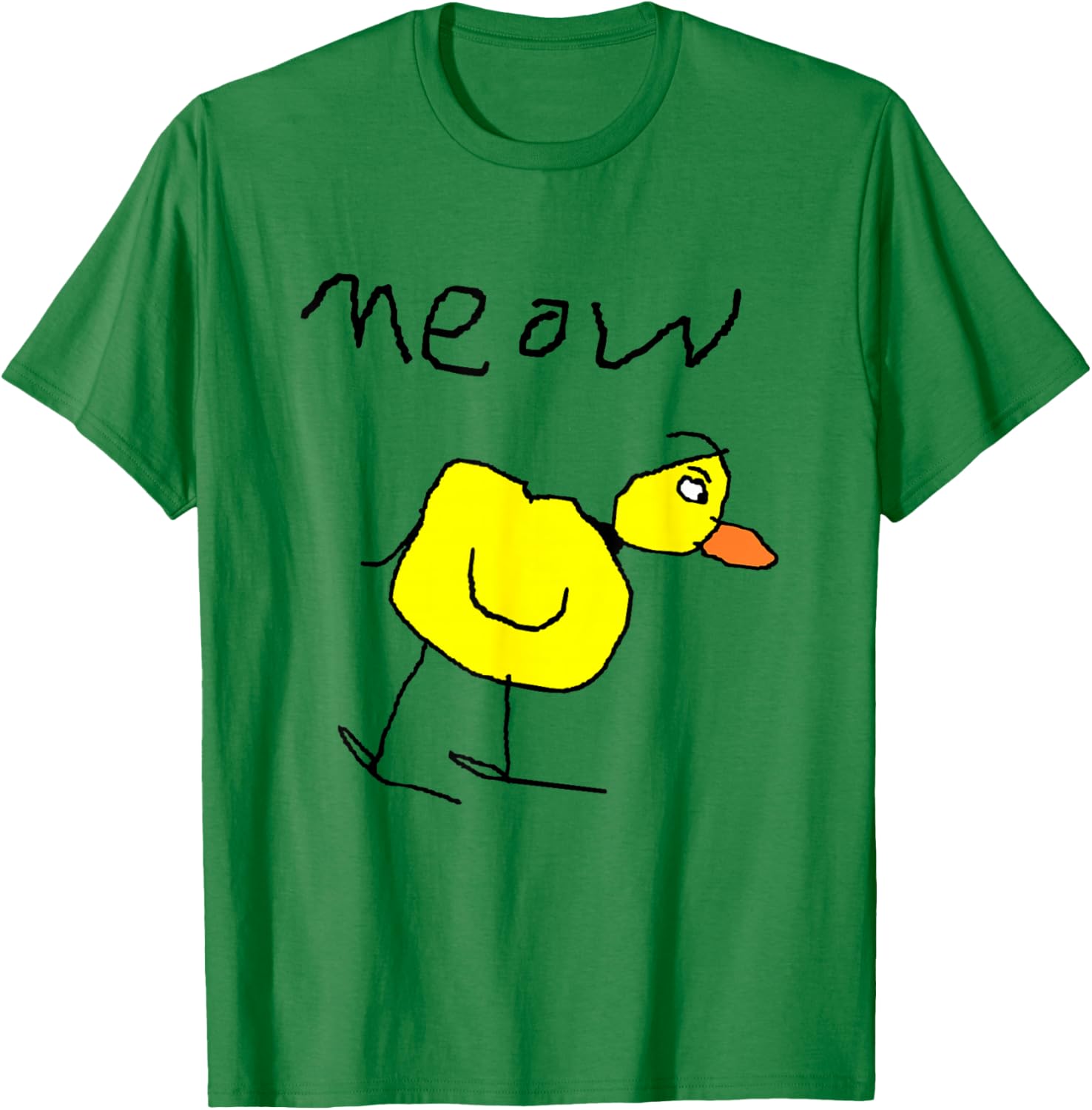 Meow the Duck T-Shirt - T-Shirt | Irish Green