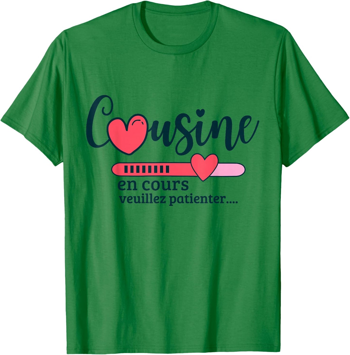 Soon Cousin Gift Surprise Girl Future Cousin 2025 , white, S T-Shirt - T-Shirt | Irish Green