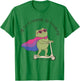 Frog Scooter Gay Pride Month LGBTQ Off to Commit Bi Foolery T-Shirt - T-Shirt | Irish Green