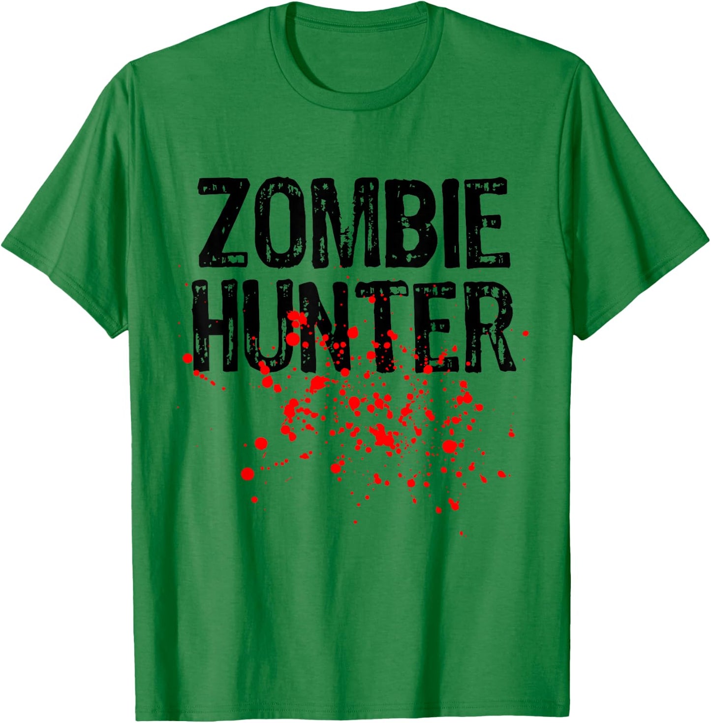 Zombie Hunter Halloween Costume Lazy Easy T-Shirt - T-Shirt | Irish Green