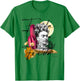 Frida Kahlo - Damen , Weiß, S, Kurzarm, Klassisch, Kunst, Asymmetrisch T-Shirt - T-Shirt | Irish Green