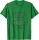 Robbe mit Mütze Nordsee Motiv Maritim Küste Geschenk T-Shirt - T-Shirt | Irish Green