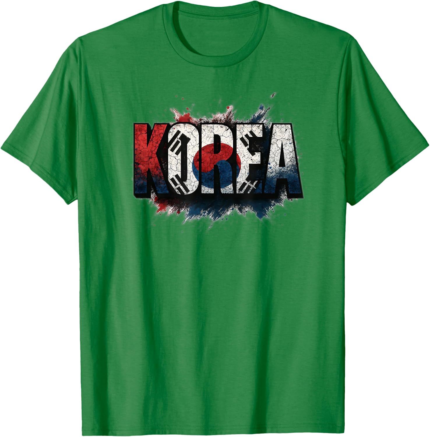 Corée du Sud Drapeau Corée du Sud pour Homme/Femme/Jeune/Enfant T-Shirt - T-Shirt | Irish Green