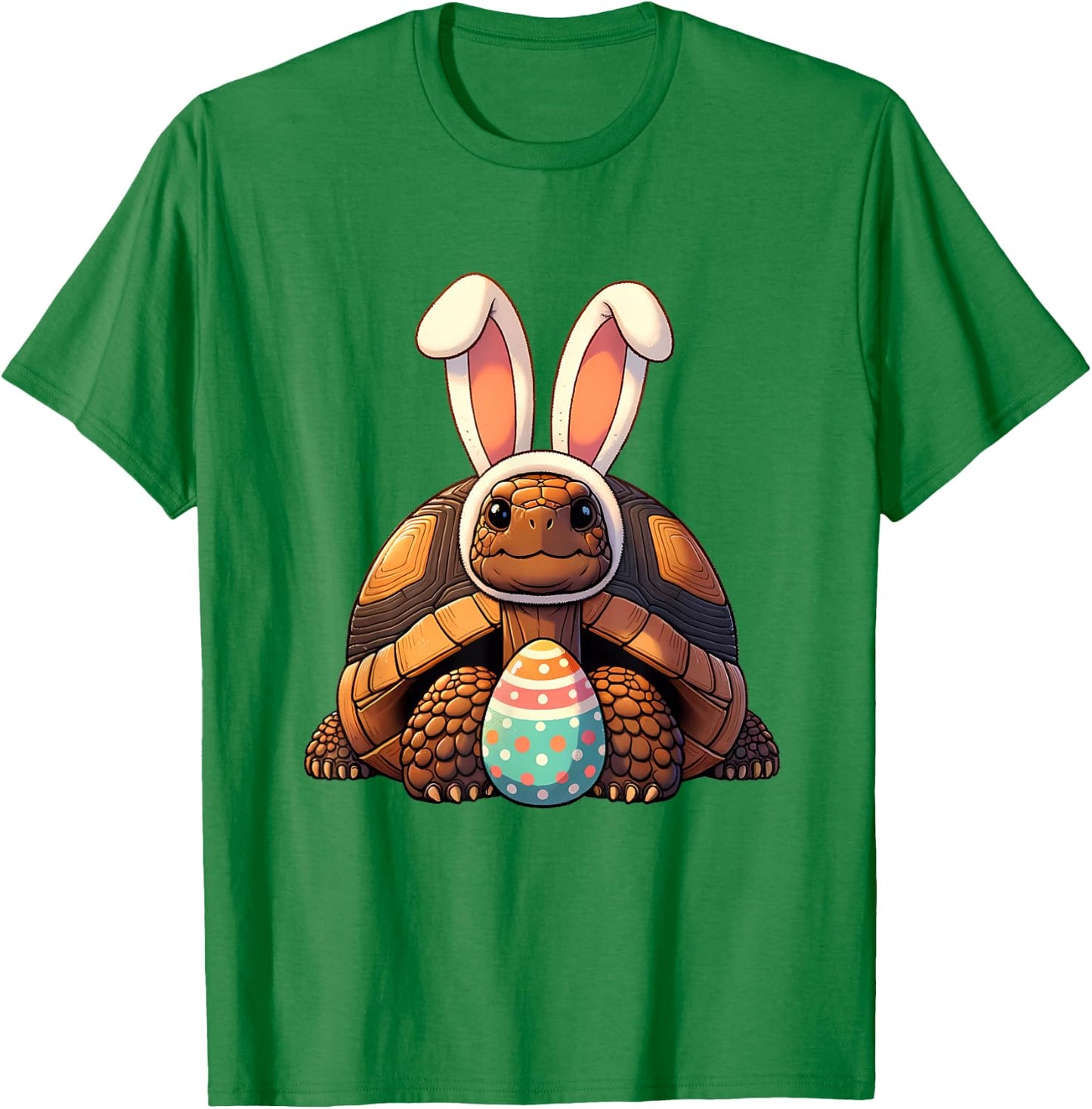 Happy Easter Tortoise Lovers Egg Eggs Bunny Rabbit Funny T-Shirt - T-Shirt | Irish Green