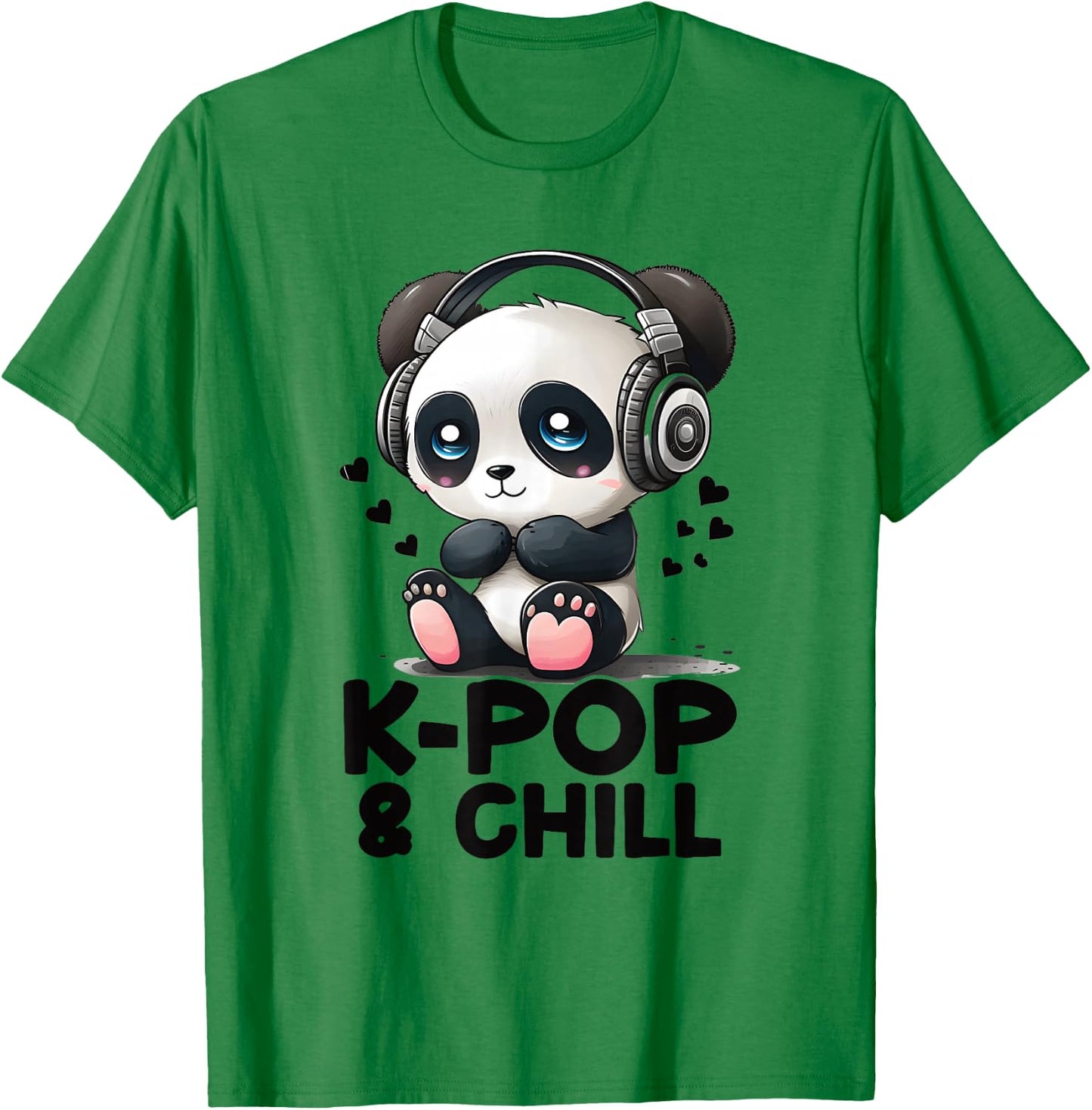 K pop & Chill Kpop Bias Panda Fanartikel K-pop Fanartikel T-Shirt - T-Shirt | Irish Green